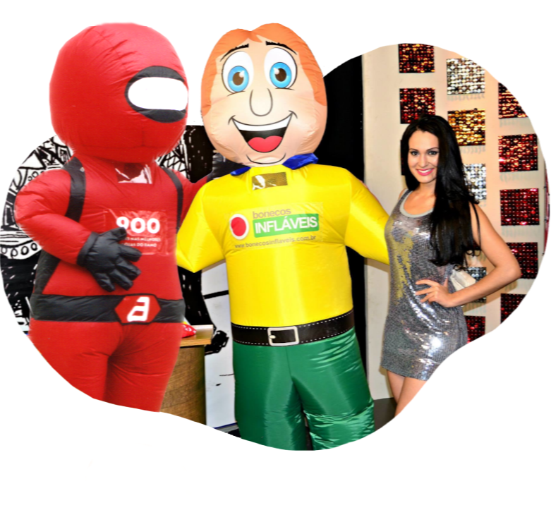 Bonecos Infláveis Personalizados para Sua Marca